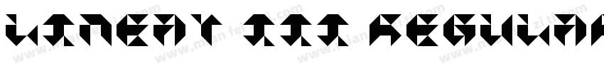 Lineat III Regular字体转换